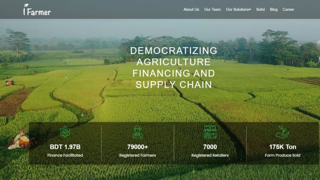 iFarmer is one of the leading agriculture startups in Bangladesh.