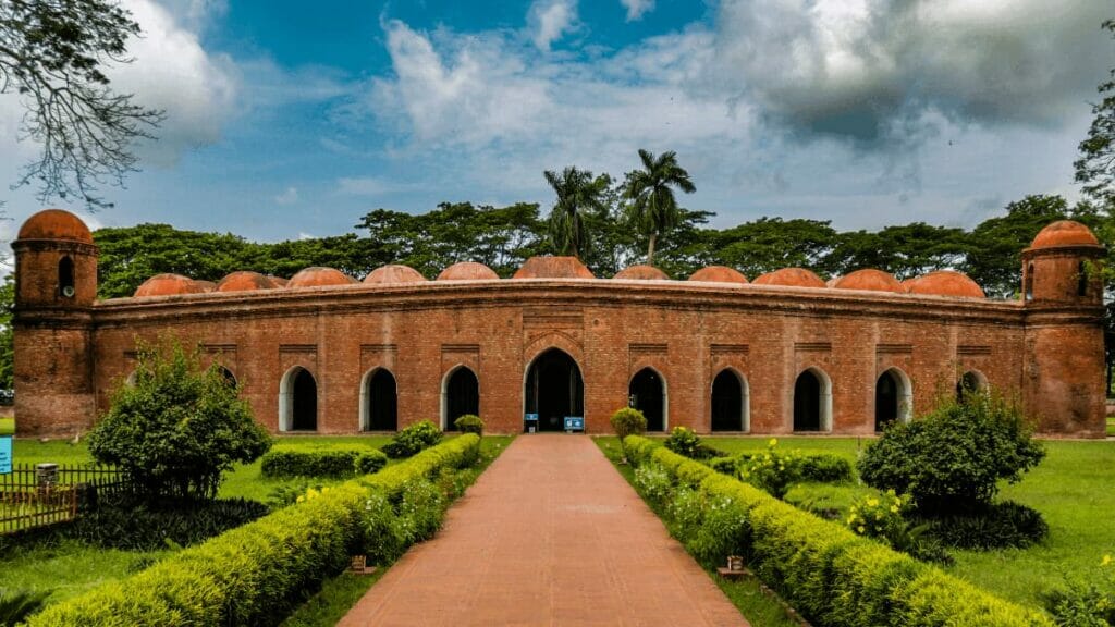 The Sixty Dome Mosque or locally known as the Shait Gambuj Mosque is a historic mosque located in the Bagerhat district of Bangladesh.